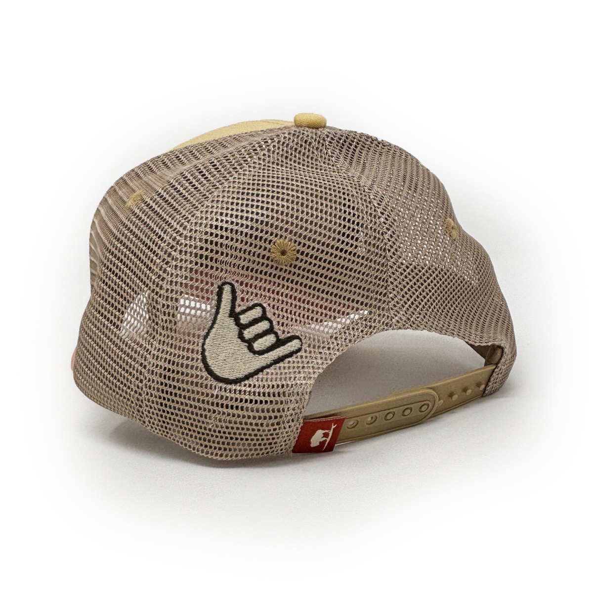 Surfing Pig Trucker Hat, Sandhills Gold – SL Revival Co.