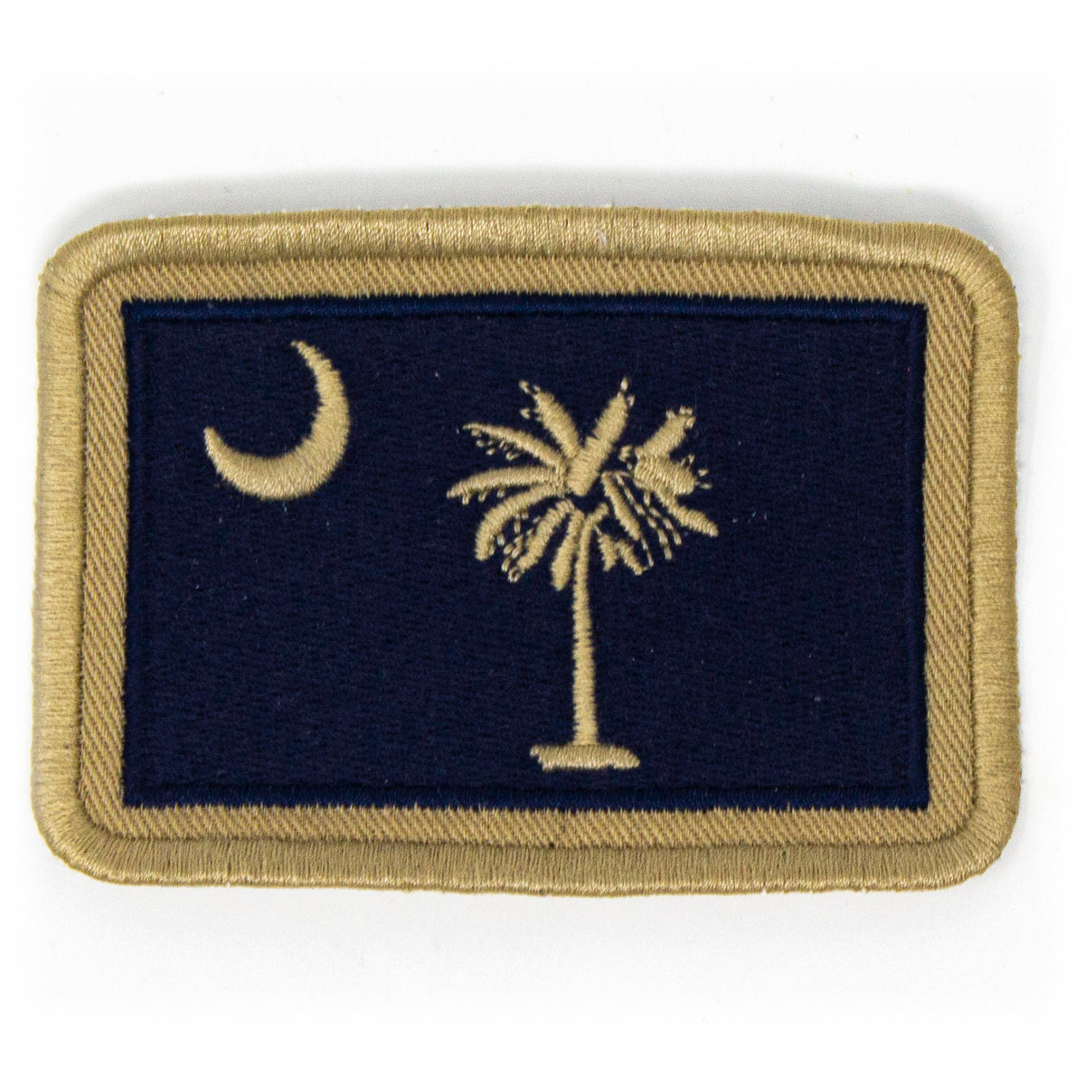 North Carolina State Flag - 2x3 Patch Black