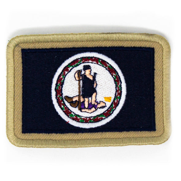 Virginia Embroidered Flag Patch