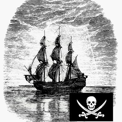 Calico Jack - The Skull and Cross Swords Pirate Flag