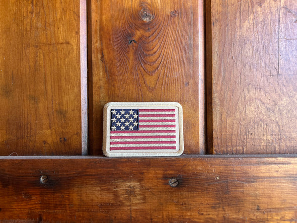 1812 USA Embroidered Flag Patch