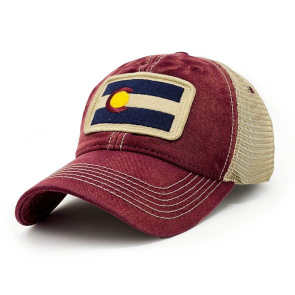 Colorado Flag Patch Trucker Hat