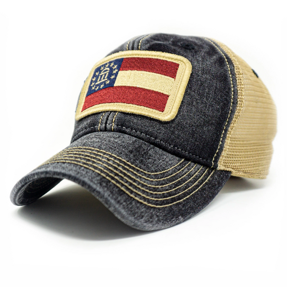 Georgia Flag Patch Trucker Hat