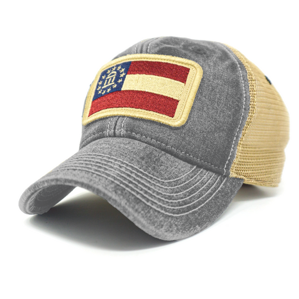 Georgia Flag Patch Trucker Hat