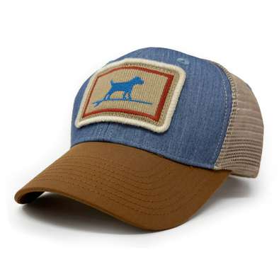 Surfing Dog Structured Trucker Hat