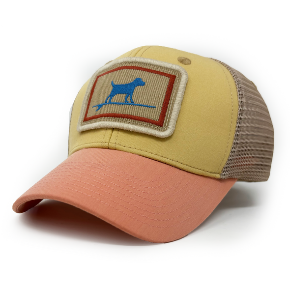 Surfing Dog Structured Trucker Hat