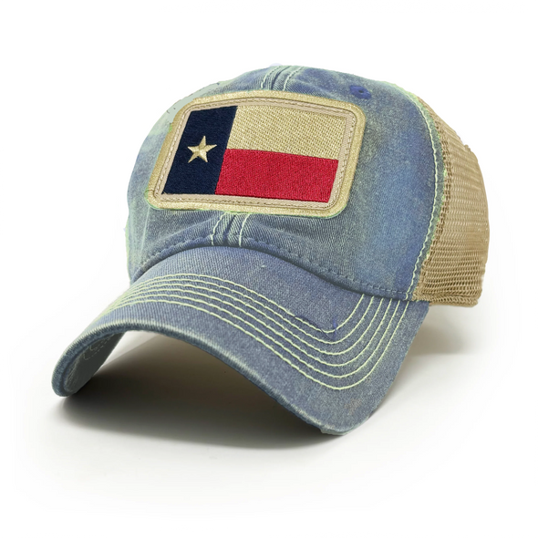 Texas Flag Patch Trucker Hat