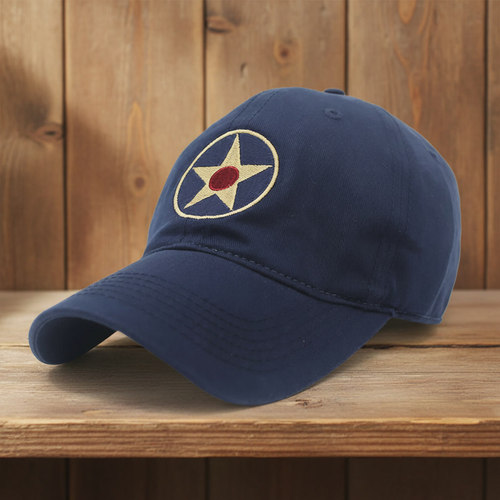 U.S. Army Air Corps Insignia Ball Cap – Navy Blue Military Hat – Aviation Gift