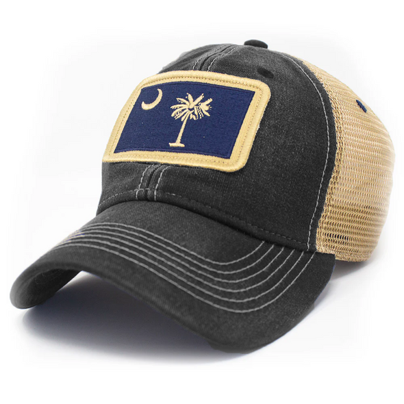 South Carolina Flag Patch Trucker Hat