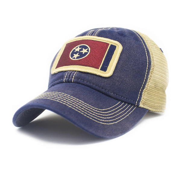 Tennessee Flag Patch Trucker Hat