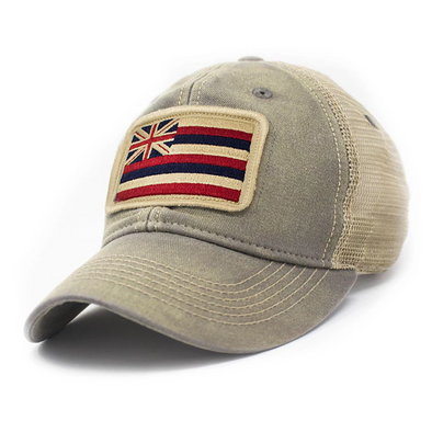 Hawaii Flag Patch Trucker Hat