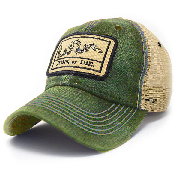 Join or Die Flag Patch Trucker Hat