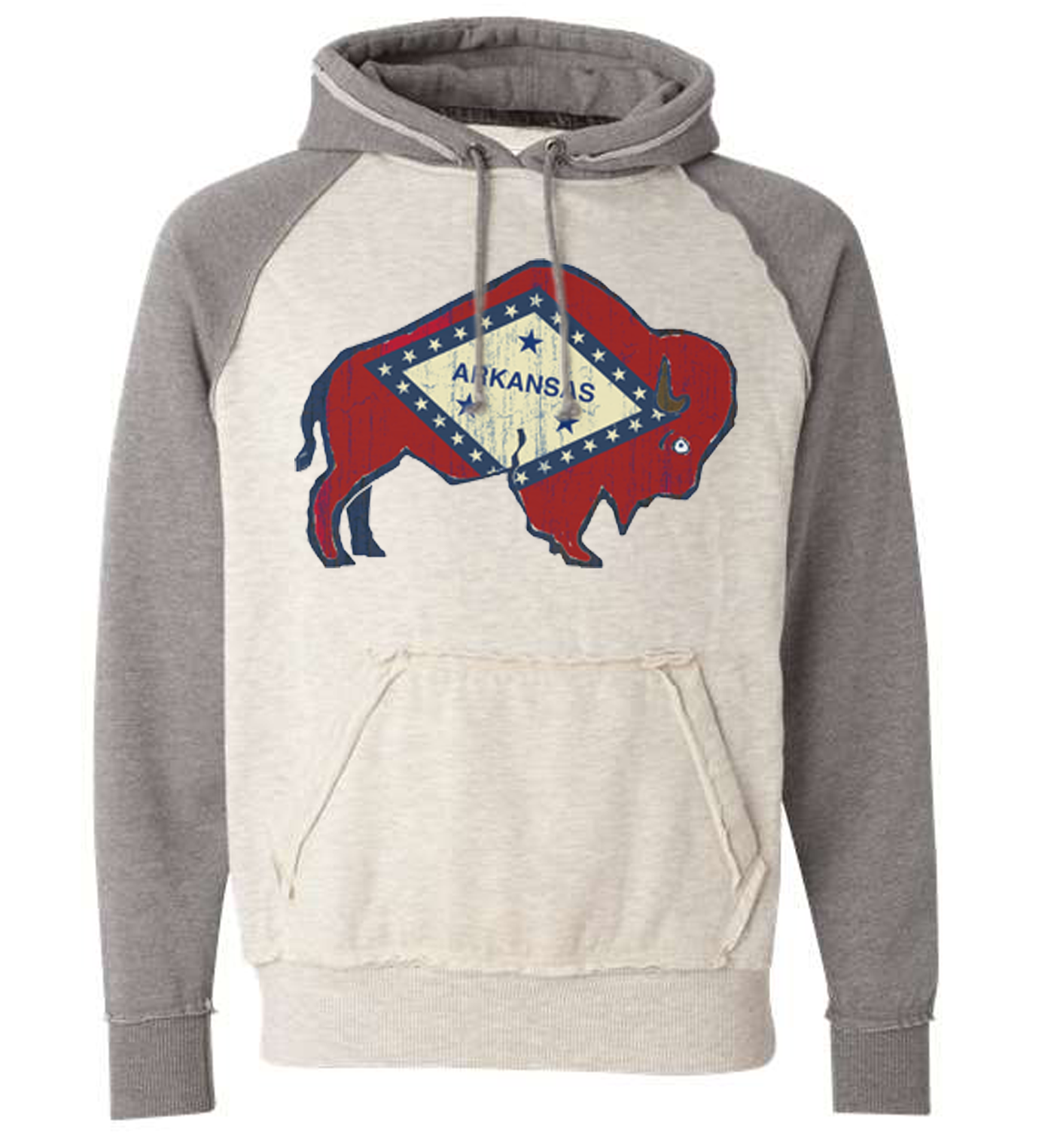 Arkansas Buffalo Hippy Hoodie SL Revival Co