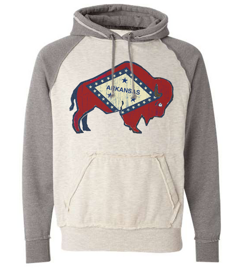 Arkansas Buffalo Hippy Hoodie