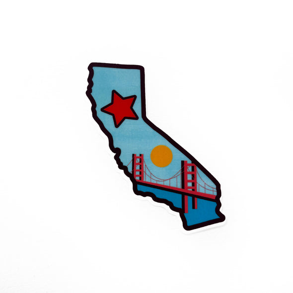 State of California 4" Sticker