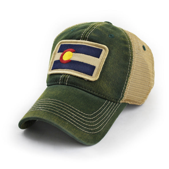 Colorado Flag Patch Trucker Hat