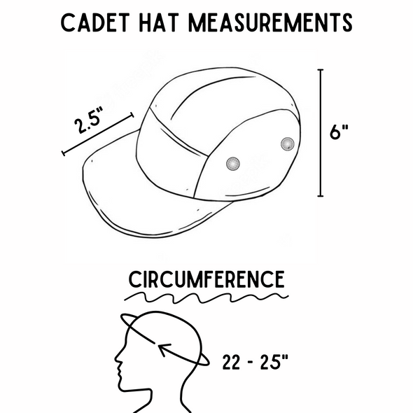 U.S. Air Force Low Vis Insignia Cadet Hat, Dark Khaki