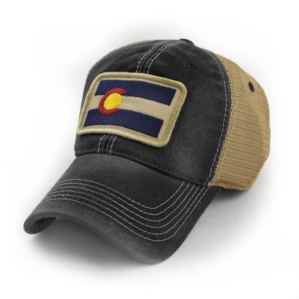 Colorado Flag Patch Trucker Hat