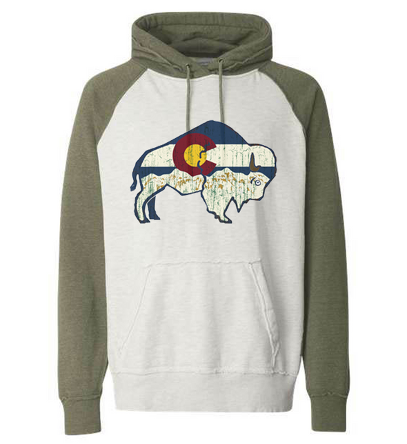 Colorado Buffalo Hippy Hoodie