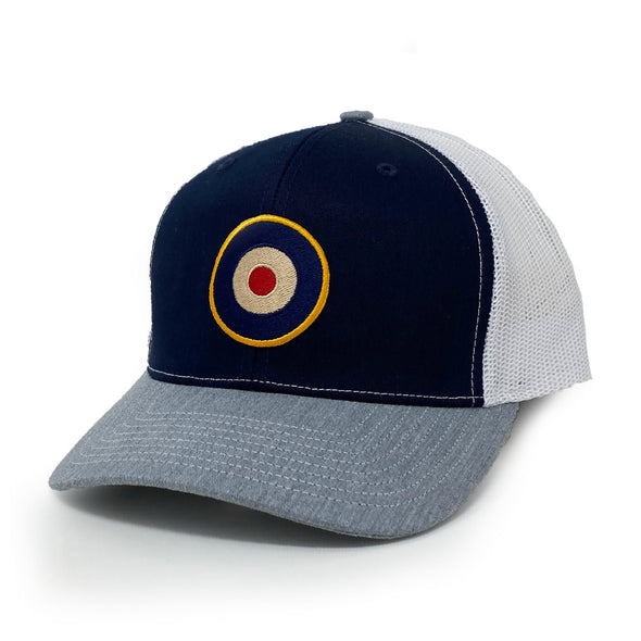 Royal Air Force Insignia Trucker, Structured, Navy/White/Heather Grey