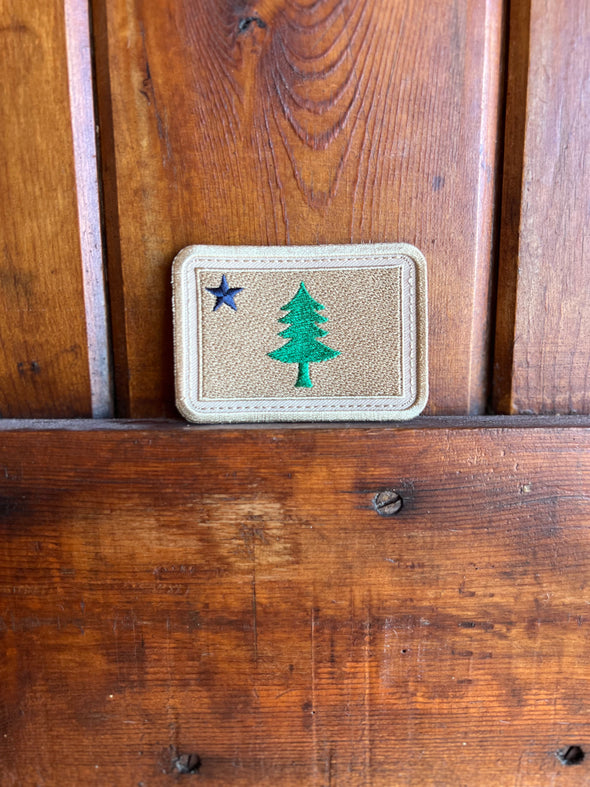 1901 Maine Embroidered State Flag Patch