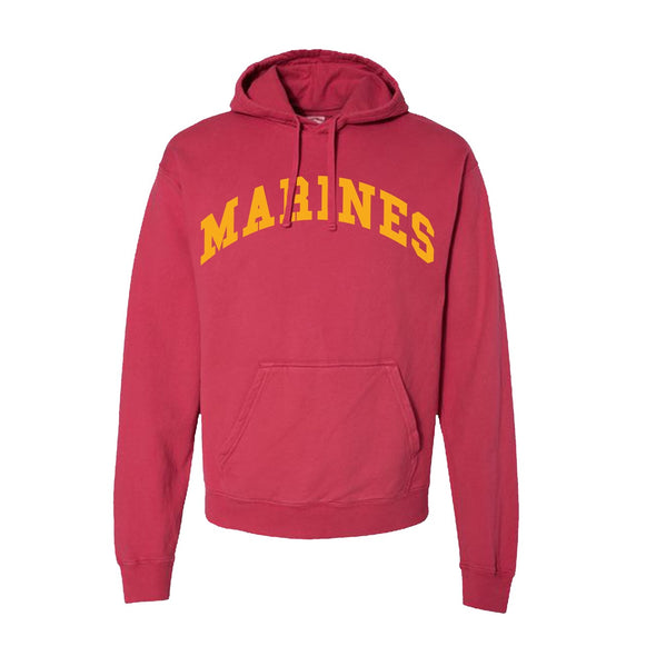 Marines Collegiate Hoodie, Crimson