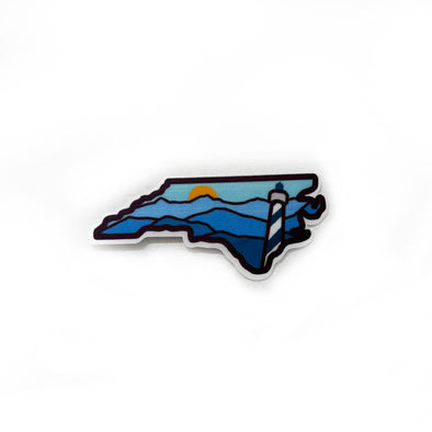 State of North Carolina 3" Sticker