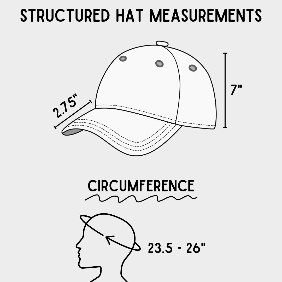 Structured top baseball cap