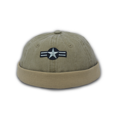 U.S. Air Force Low Vis Insignia Docker Hat, Khaki