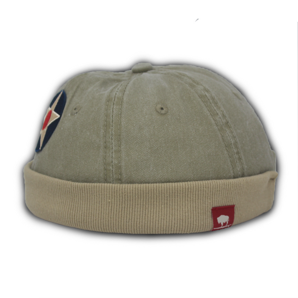 US Army Air Corp Docker Hat, Khaki