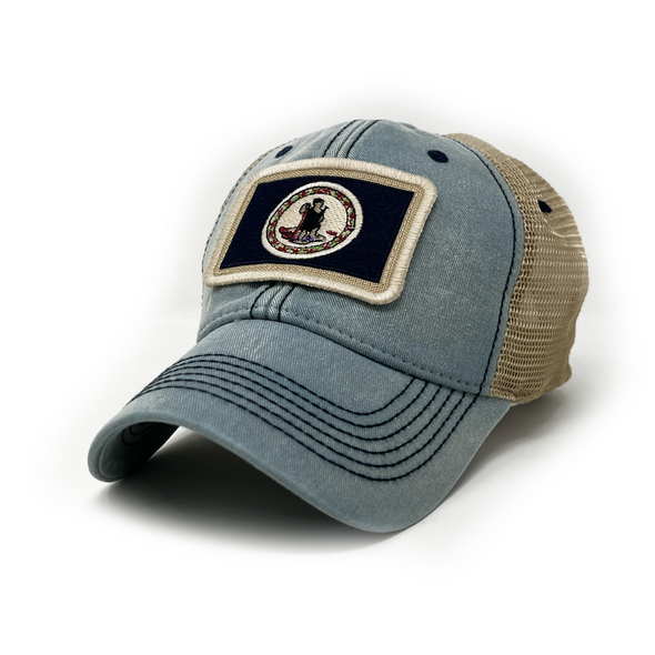 Virginia Flag Patch Trucker Hat