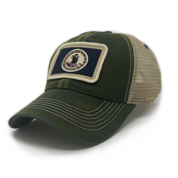 Virginia Flag Patch Trucker Hat