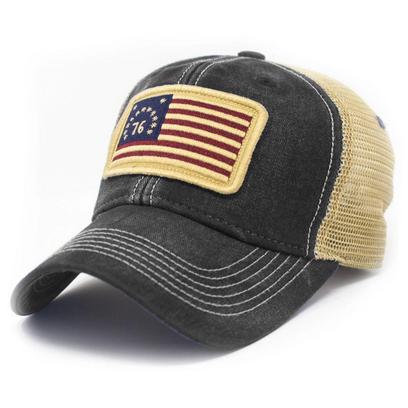 The Bennington USA Flag Patch Trucker Hat