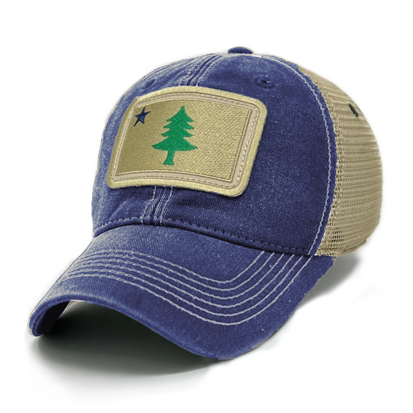 1901 Maine Pine Tree Flag Trucker Hat