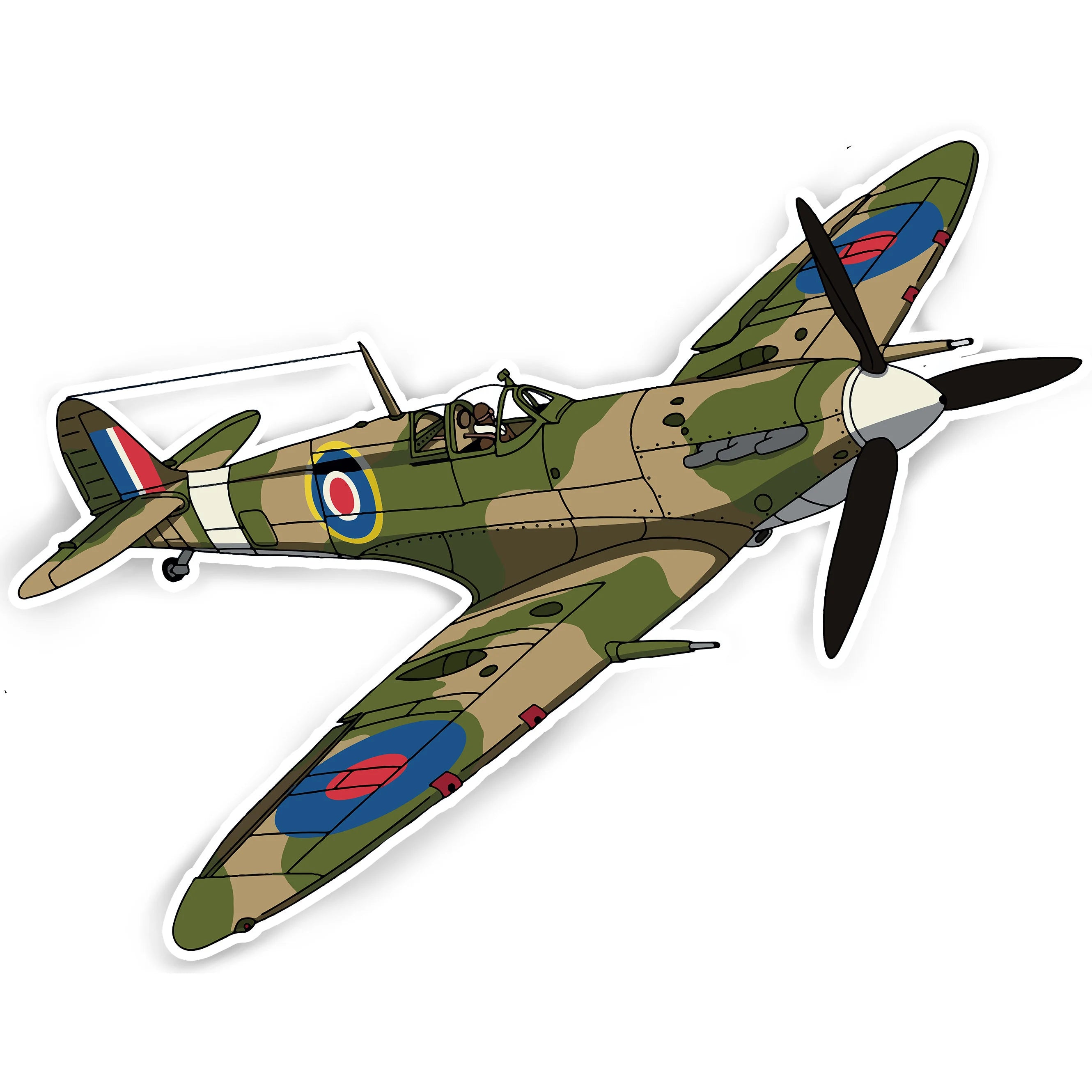 thumbnail image 2 of British BSA Spitfire 650 MK IV Motorcycle Decal Sticker – Made In Canada 2 of 6