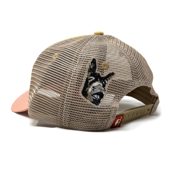 Surfing Jackass Structured Trucker Hat, Sandhills Gold