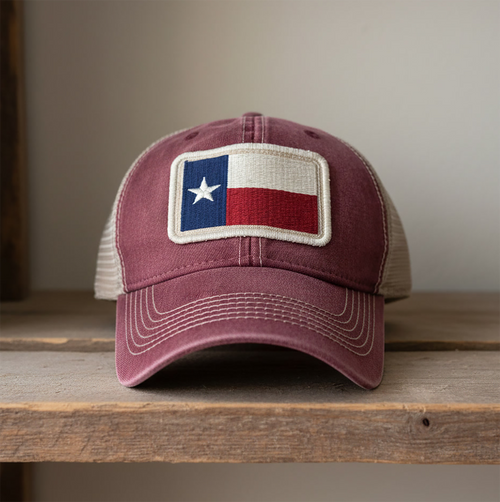 Texas Flag Patch Trucker Hat