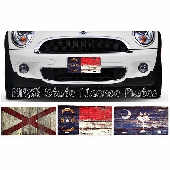 Florida Flag Vintage License Plate