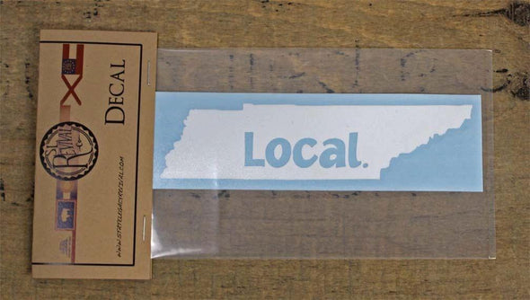 Tennessee Local Decal, 6"x 1"