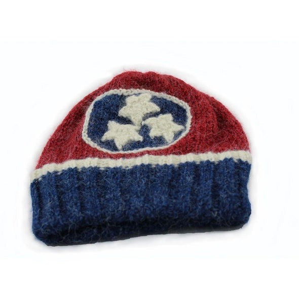 Tennessee Flag Hand-knit Beanie