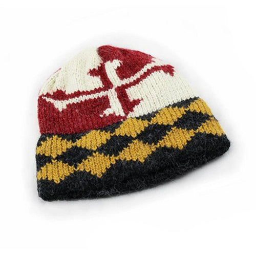 Maryland Flag Hand-knit Beanie