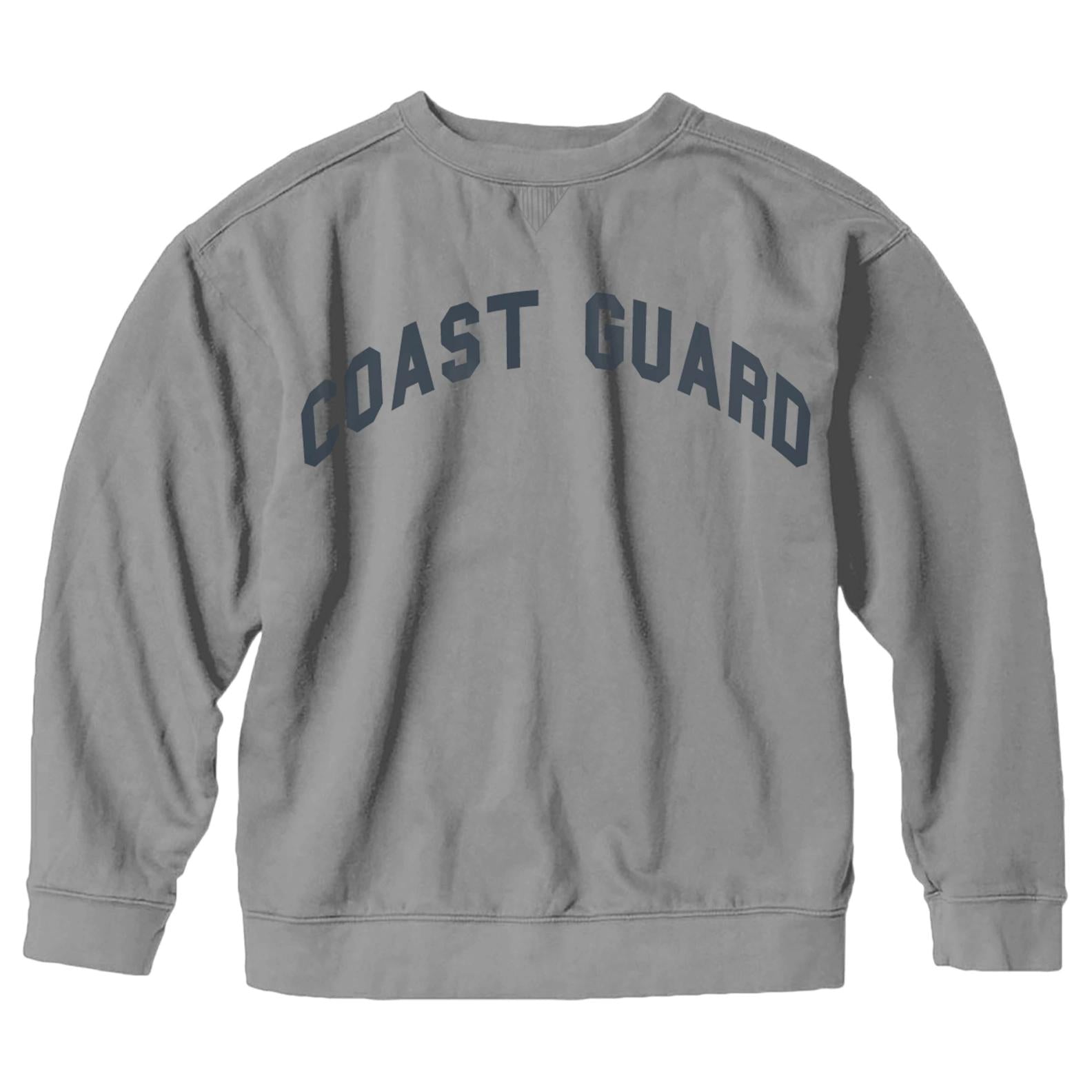 Coast Guard Collegiate Sweatshirt, Gray – SL Revival Co.