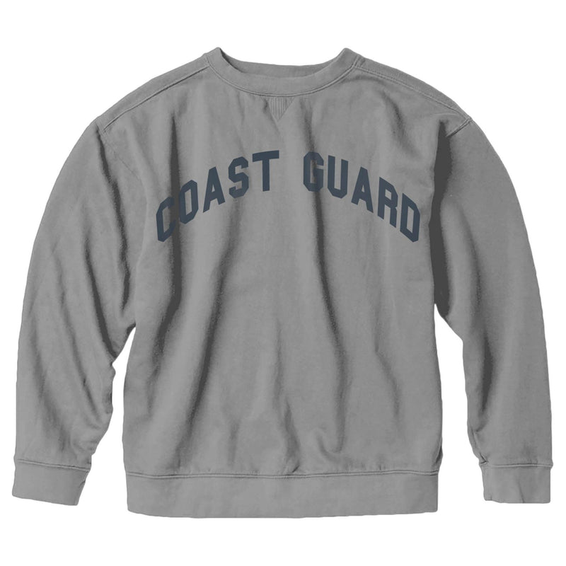 Coast Guard Collegiate Sweatshirt, Gray