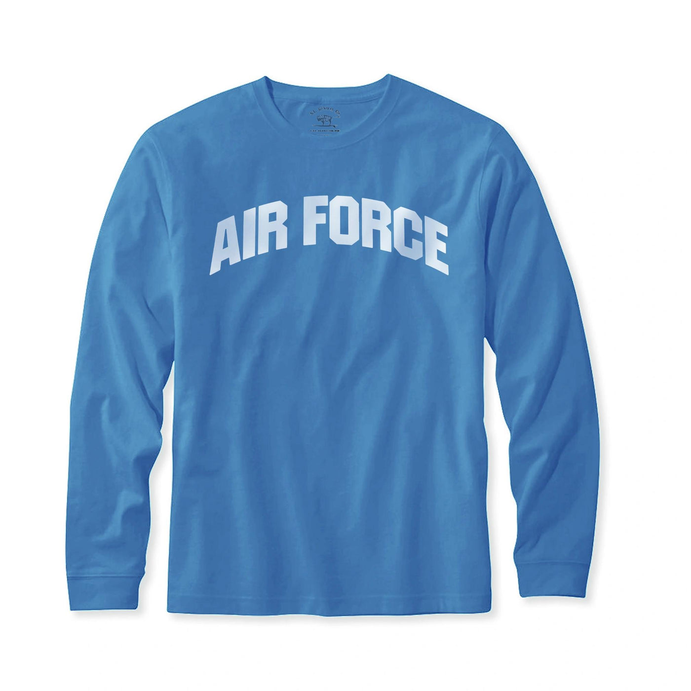 Air Force Collegiate Long Sleeve T Shirt Blue SL Revival Co