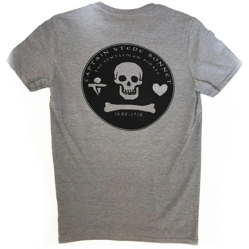 Stede Bonnet T-Shirt, S/S, Heather Grey