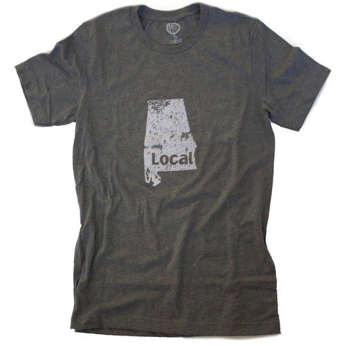 Alabama Local T-Shirt, S/S, Grey