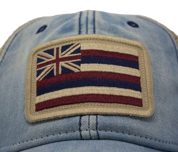 Hawaii Flag Patch Trucker Hat
