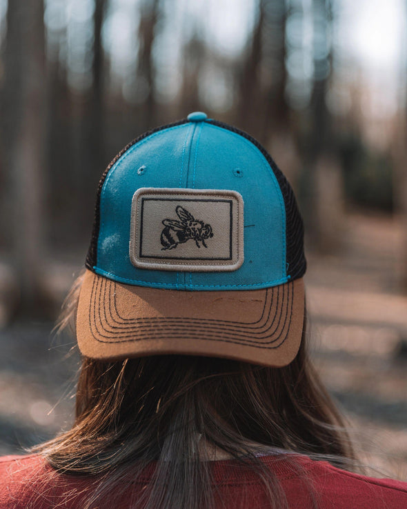 Everyday Trucker Hat, Structured, Honey Bee, Earth and Sky