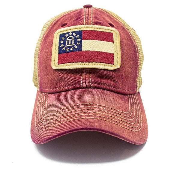 Georgia Flag Patch Trucker Hat