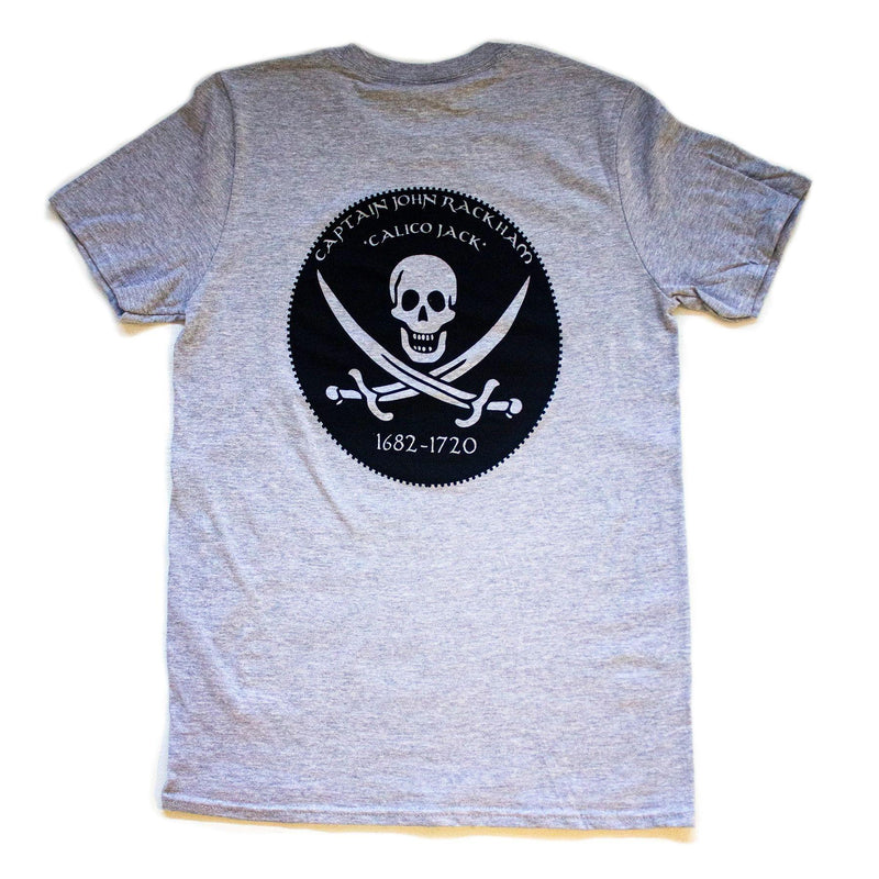 Calico Jack T-Shirt, S/S, Heather Grey